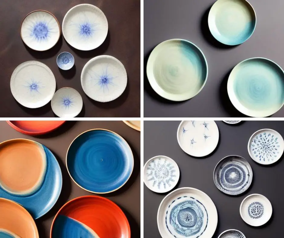 handmade ceramic pottery plate ideas