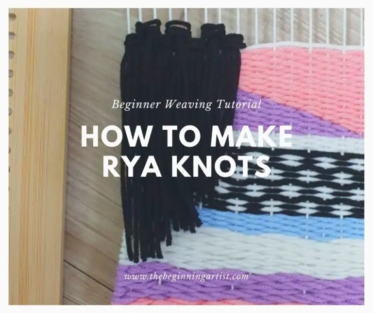 How To Make Rya Knots